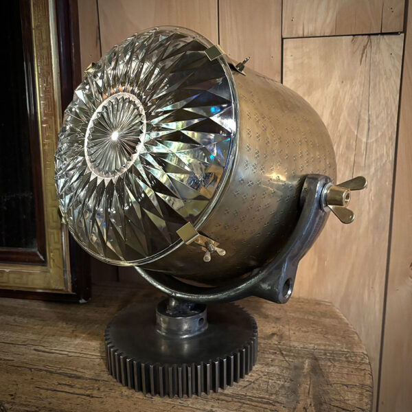 PHARE - Pivotante 1 - Lampe verre et métal de récup